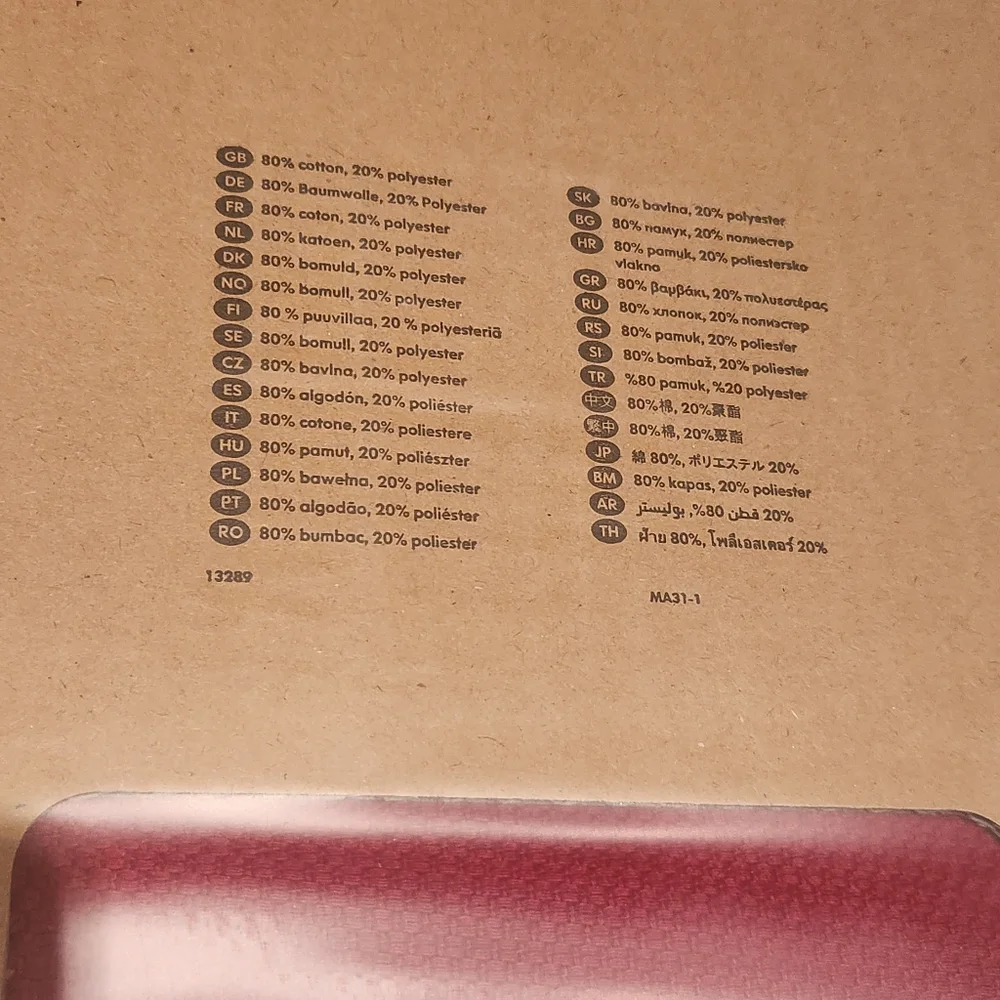 KIVIK Footstool Cover Dansbo Medium Red 602.262.80 New Sealed Box